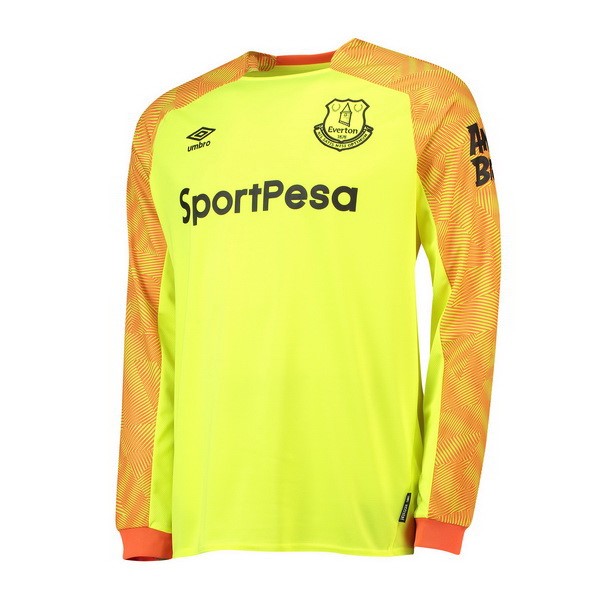 Camiseta Everton 2ª ML Portero 2018/19 Amarillo